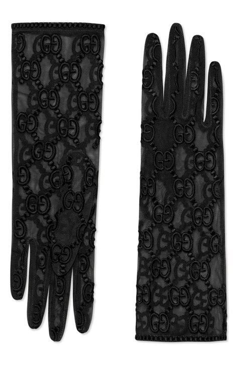 lace gloves gucci|gucci embroidered tulle gloves.